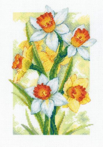 2189 Tavaszi ragyogás - nárciszok 21x30 cm