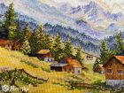 SK244 Chamonix völgy 30x39,5 cm