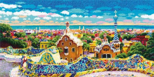 2199 Güell park 60x30 cm