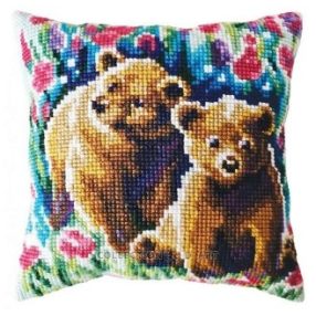 C5478 Bear Cubs 40x40 cm