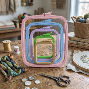 170-13 Nurge Square Plastic Hoops 19,5x22 cm