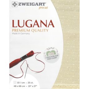 Zweigart Lugana Mini Dots 3835-2419 25ct 48x68 cm