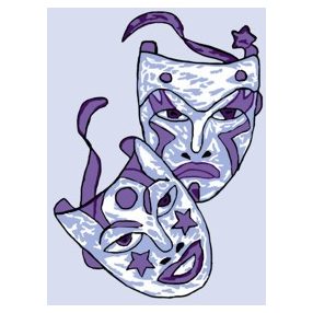 9302 Álarcok 30x40 cm