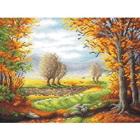 7044 P. Gwozdziewicz- Autumn morning 30x40 cm