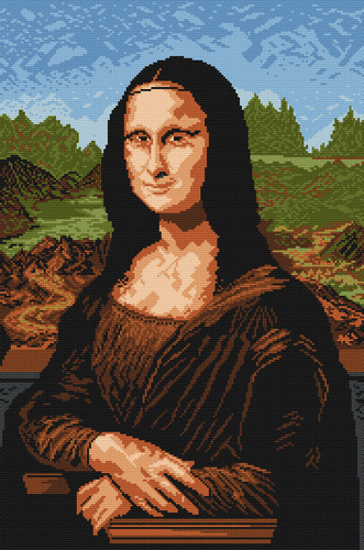 700 Leonardo da Vinci- Mona Lisa 40x60 cm