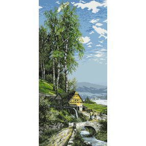 728 Water-mill 40x85 cm