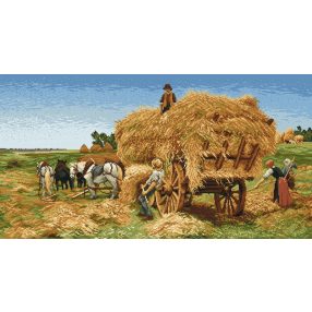 742 Haymaking 50x95 cm