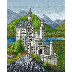 792 Bawarian Castle 40x50 cm