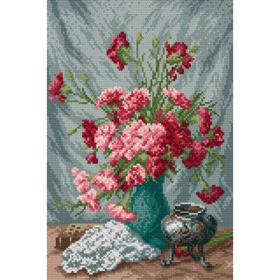 4022 Francois Rivoire-Szegfűk 24x36 cm (Kifutott)