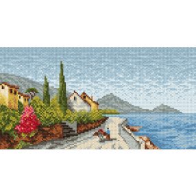 4194 Quiet suburb 18x35 cm