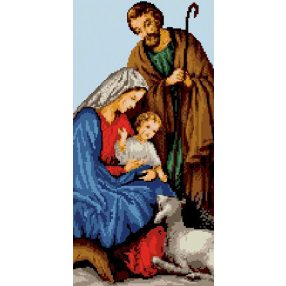 6533 Holy family 25x50 cm
