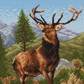 4267 Red Deer 24x24 cm