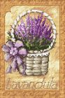 4451 Basket with the lavender 24x36 cm