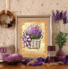 4451 Basket with the lavender 24x36 cm