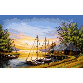 5309 In a small bay 27x43 cm