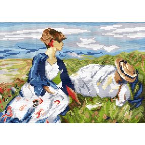 4278 F. Marc - Two Women on the Hillside 24x35 cm
