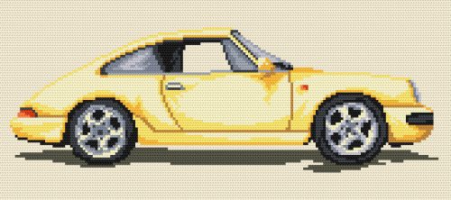 4299 Porsche 18x41 cm