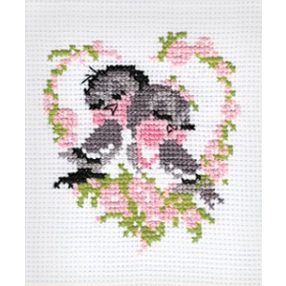 524 Lovebirds 13 x 16 cm