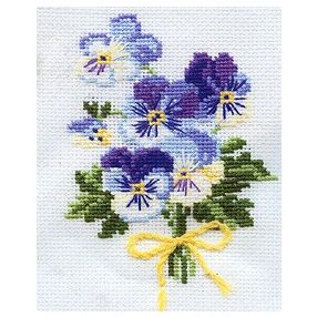 792 Pansies 13 x 16 cm