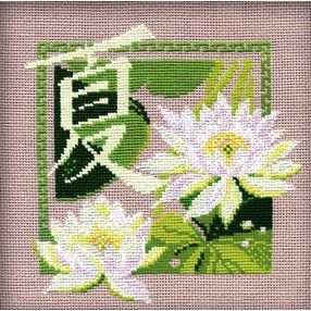 811 Japanese Water Lily 20 x 20 cm
