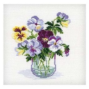 835 Pansies 20 x 20 cm