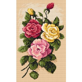 4466 Picturesque roses 30x50 cm