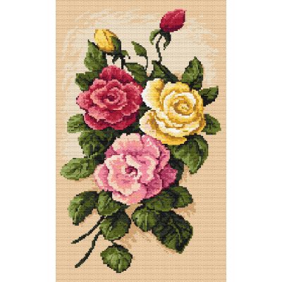 4466 Rózsák 30x50 cm (kifutott)