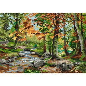 Z4246 Autumn forrest 25 x 35 cm