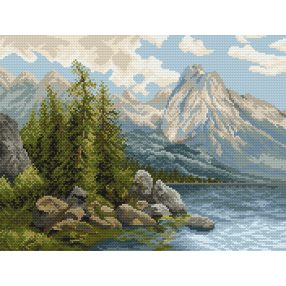 Z757 River on the mountain 25 x 33 cm