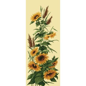 Z756 Sunflowers 32 x 81 cm