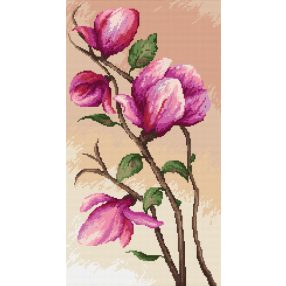 Z784 Magnolia branch 25 x 47 cm