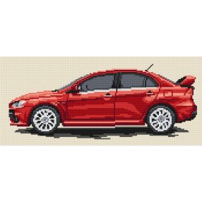 Z4178 Mitsubishi Lancer 15 x 33 cm