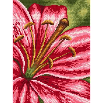 Z4143 Rózsaszín virág 25 x 32 cm