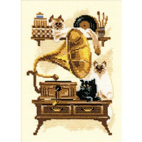 859 Gramophone 18 x 24 cm