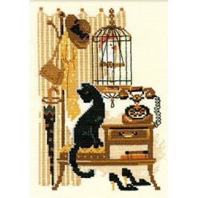 860 Black cat 18 x 24 cm