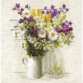 924 A Mix Of Flowers 45 x 45 cm