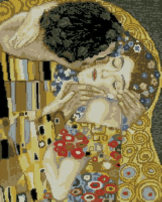 6091 G. Klimt - A csók 40x50 cm