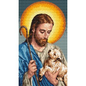 Z4318 Jézus báránnyal 25x44 cm