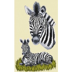 Z8011 A. Songin - Zebras 25x41 cm