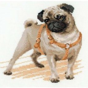 1176 The pug 25x25 cm