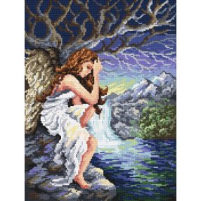 4488 Pensive angel 30x40 cm