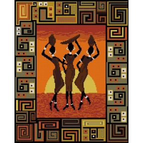 6098 Sunset in africa 40x50 cm