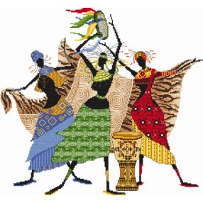 8014 African women 47x50 cm