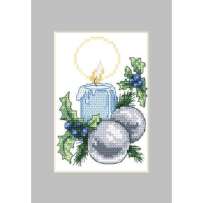 ZU4877-01 Christmas card- Candle 11x16 cm