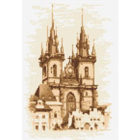 8224 Church of the Virgin Mary - Prague 23x33 cm