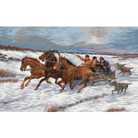 33035 Escape from the wolf 50x81 cm