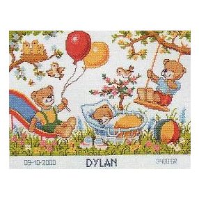 PN-0011997 Bear playtime 32x29 cm