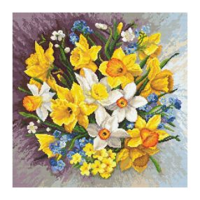 8890 Tavaszi virágok 49x49 cm