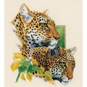 PN-0143772 Leopárd pár 29x33 cm