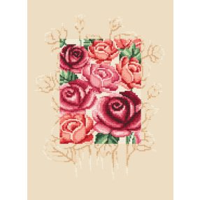 8437 Mysterious roses 31x42 cm